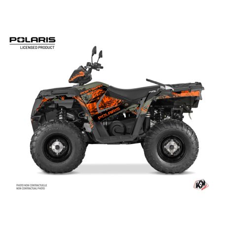 Karosszéria védő dekor matrica készlet Quad POLARIS Chaser Zöld Széria