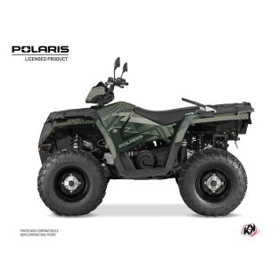   Karosszéria védő dekor matrica készlet Quad POLARIS Stun Zöld Széria