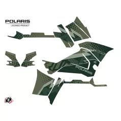   Karosszéria védő dekor matrica készlet Quad POLARIS Stun Zöld Széria