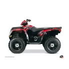 Karosszéria védő dekor matrica készlet Quad POLARIS Rock Piros Széria