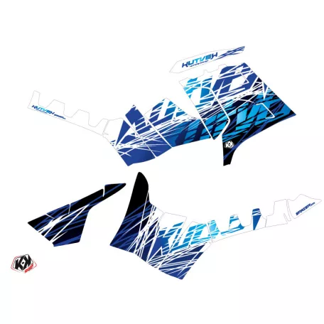 Karosszéria védő dekor matrica készlet Quad POLARIS Eraser Kék Széria