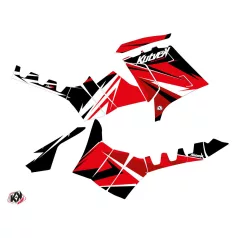   Karosszéria védő dekor matrica készlet Quad POLARIS Stage Piros Széria