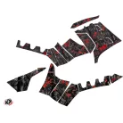 Karosszéria védő dekor matrica készlet Quad POLARIS Camo Fekete/Piros Széria