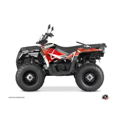   Karosszéria védő dekor matrica készlet Quad POLARIS Stage Piros Széria
