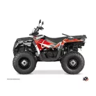 Karosszéria védő dekor matrica készlet Quad POLARIS Stage Piros Széria