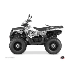   Karosszéria védő dekor matrica készlet Quad POLARIS Predator Fehér Széria