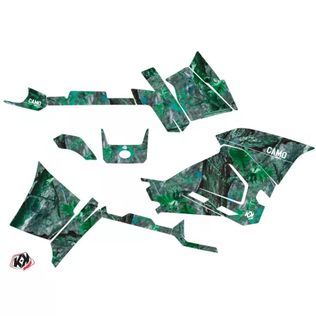 Karosszéria védő dekor matrica készlet Quad POLARIS Camo Zöld Széria