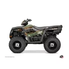 Karosszéria védő dekor matrica készlet Quad POLARIS Action Zöld Széria