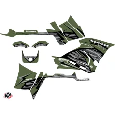   Karosszéria védő dekor matrica készlet Quad POLARIS Jungle Zöld Széria