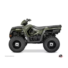   Karosszéria védő dekor matrica készlet Quad POLARIS Rock Zöld Széria