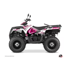   Karosszéria védő dekor matrica készlet Quad POLARIS Spin Rose Széria