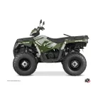 Karosszéria védő dekor matrica készlet Quad POLARIS Vintage polaris Zöld Széria