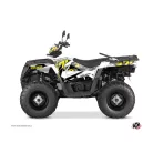 Karosszéria védő dekor matrica készlet Quad POLARIS Visor Sárga Széria
