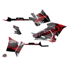 Karosszéria védő dekor matrica készlet Quad POLARIS Evil Szürke/Piros Széria