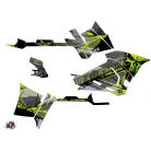 Karosszéria védő dekor matrica készlet Quad POLARIS Evil Szürke/Zöld Széria