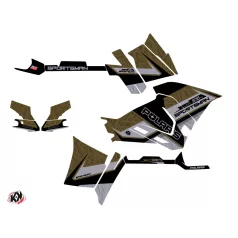   Karosszéria védő dekor matrica készlet Quad POLARIS Serie Zöld Széria