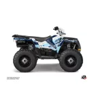 Karosszéria védő dekor matrica készlet Quad POLARIS Serie Fehér Széria