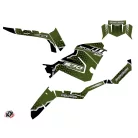 Karosszéria védő dekor matrica készlet Quad POLARIS Splinter Zöld Széria