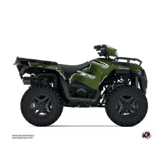   Karosszéria védő dekor matrica készlet Quad POLARIS Splinter Zöld Széria