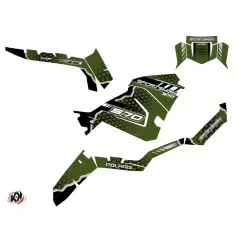   Karosszéria védő dekor matrica készlet Quad POLARIS Splinter Zöld Széria