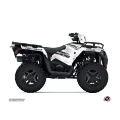   Karosszéria védő dekor matrica készlet Quad POLARIS Splinter Fehér Széria