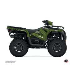   Karosszéria védő dekor matrica készlet Quad POLARIS Redrock Zöld Széria