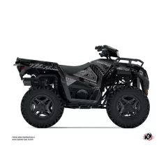   Karosszéria védő dekor matrica készlet Quad POLARIS Redrock Fekete Széria