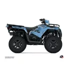 Karosszéria védő dekor matrica készlet Quad POLARIS Splinter Kék Széria