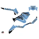 Karosszéria védő dekor matrica készlet Quad POLARIS Splinter Kék Széria