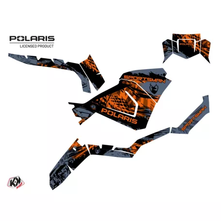 Karosszéria védő dekor matrica készlet Quad POLARIS Chaser Kék Széria