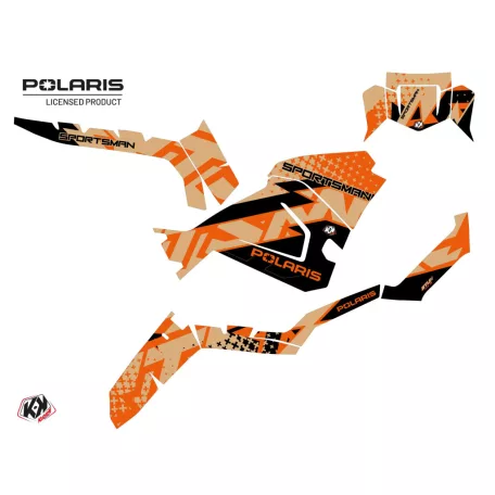 Karosszéria védő dekor matrica készlet Quad POLARIS Stun Homokszínű Széria