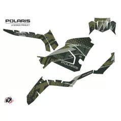   Karosszéria védő dekor matrica készlet Quad POLARIS Stun Zöld Széria