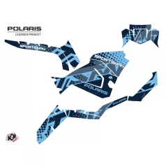   Karosszéria védő dekor matrica készlet Quad POLARIS Stun Kék Széria
