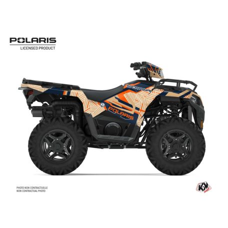 Karosszéria védő dekor matrica készlet Quad POLARIS Epik Homokszínű Széria