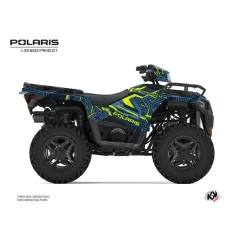   Karosszéria védő dekor matrica készlet Quad POLARIS Epik Kék Széria