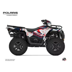   Karosszéria védő dekor matrica készlet Quad POLARIS Epik Fehér Széria
