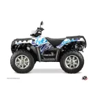 Karosszéria védő dekor matrica készlet Quad POLARIS Eraser Kék Széria