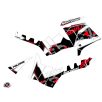   Karosszéria védő dekor matrica készlet Quad POLARIS Visor Piros Széria