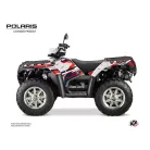 Karosszéria védő dekor matrica készlet Quad POLARIS Epik Fehér Széria