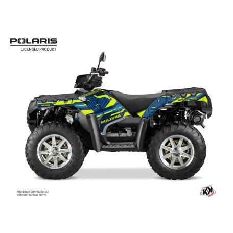Karosszéria védő dekor matrica készlet Quad POLARIS Epik Kék Széria