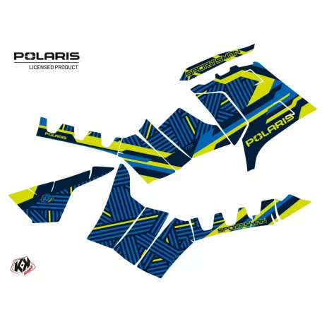 Karosszéria védő dekor matrica készlet Quad POLARIS Epik Kék Széria