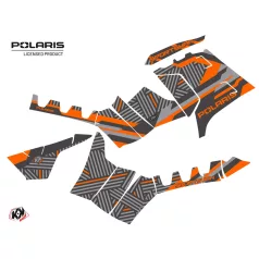   Karosszéria védő dekor matrica készlet Quad POLARIS Epik Szürke Széria
