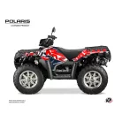 Karosszéria védő dekor matrica készlet Quad POLARIS Stun Fehér Széria