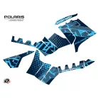 Karosszéria védő dekor matrica készlet Quad POLARIS Stun Kék Széria