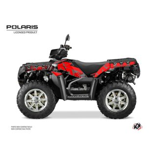   Karosszéria védő dekor matrica készlet Quad POLARIS Stun Fekete Széria