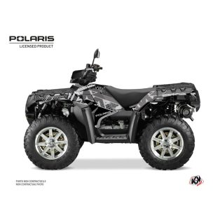   Karosszéria védő dekor matrica készlet Quad POLARIS Stun Szürke Széria