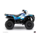 Karosszéria védő dekor matrica készlet Quad SUZUKI Stage Kék Széria