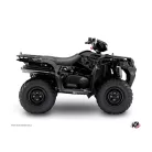 Karosszéria védő dekor matrica készlet Quad SUZUKI Zombies dark Fekete Széria