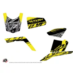   Karosszéria védő dekor matrica készlet Quad SUZUKI Eraser fluo Sárga Széria