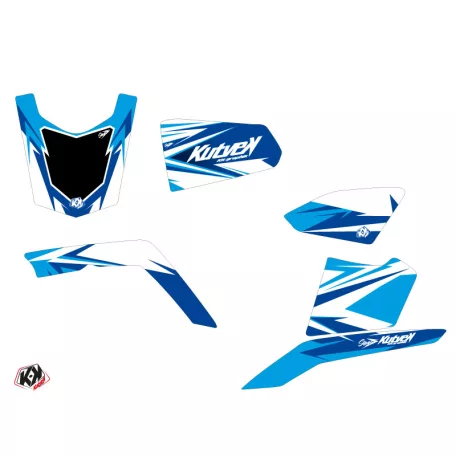 Karosszéria védő dekor matrica készlet Quad SUZUKI Stage Kék Széria